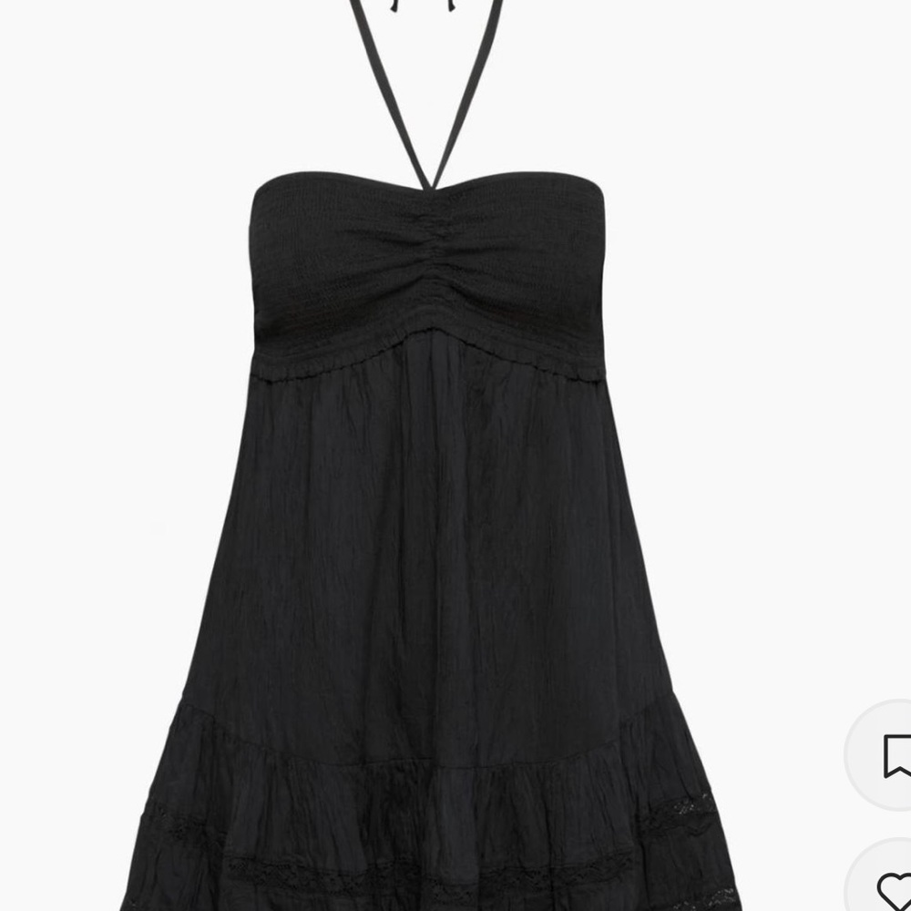 Aritzia black azalea dress